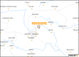 map of Mokouono