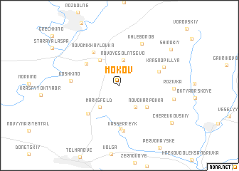 map of Mokov