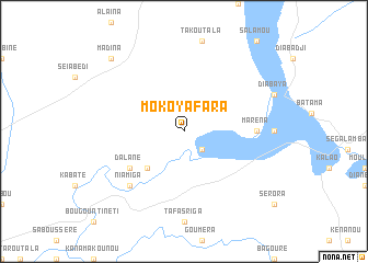 map of Mokoyafara