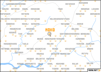 map of Moko