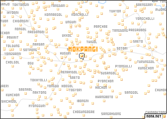 map of Mŏkpangi