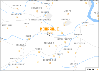 map of Mokranje