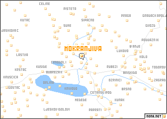 map of Mokra Njiva