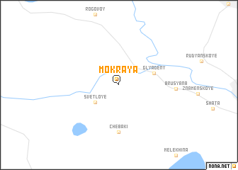 map of Mokraya