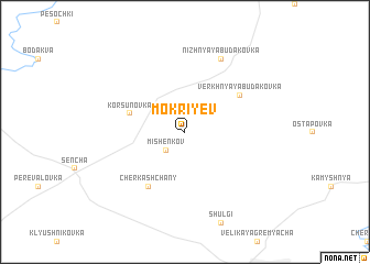 map of Mokriyev