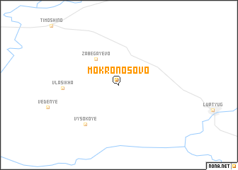 map of Mokronosovo