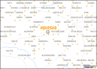 map of Mokrsko