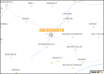 map of Mokrushata