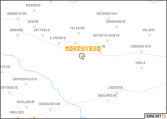 map of Mokruyevo