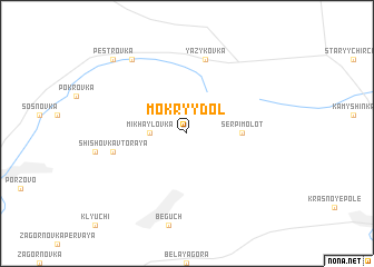 map of Mokryy Dol