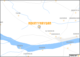 map of Mokryy Maydan