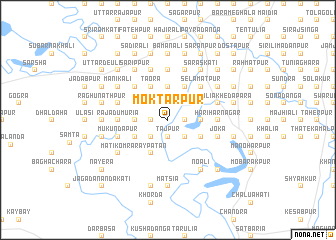 map of Moktārpur