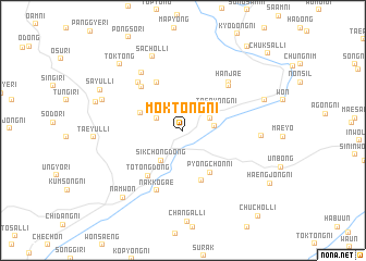map of Moktong-ni