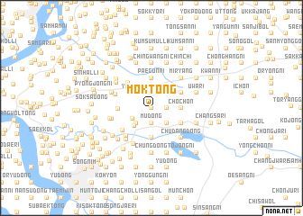 map of Mŏk-tong