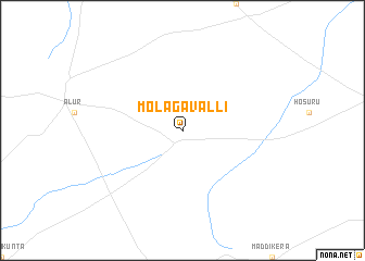 map of Molagavalli