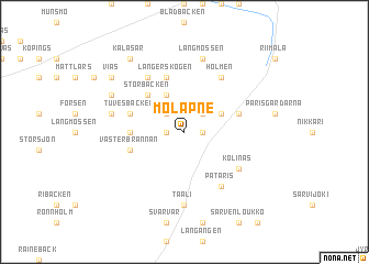 map of Molapne