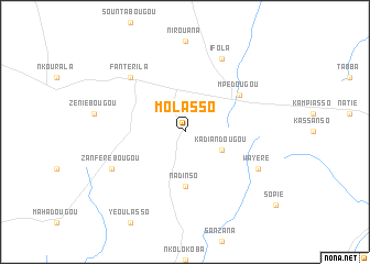 map of Molasso