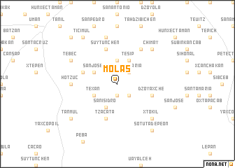 map of Molas