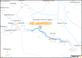 map of Moldavanskiy