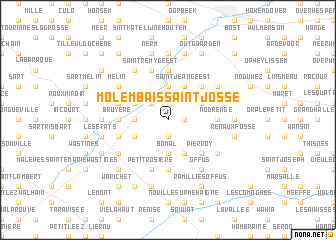 map of Molembais Saint-Josse
