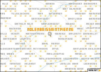 map of Molembais Saint-Pierre