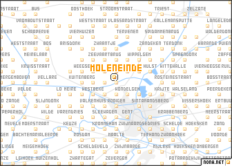 map of Moleneinde