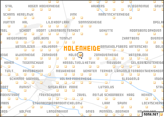 map of Molenheide