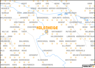 map of Molenheide