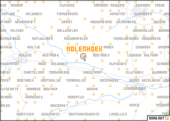 map of Molenhoek