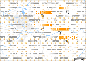 map of Molenhoek