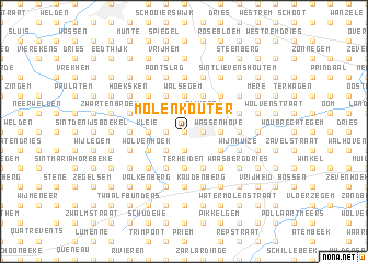 map of Molenkouter