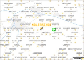 map of Molenschot