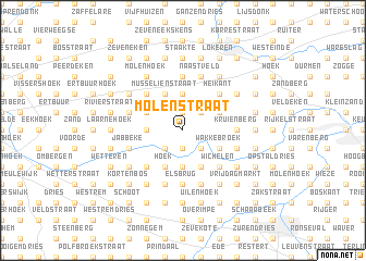 map of Molenstraat