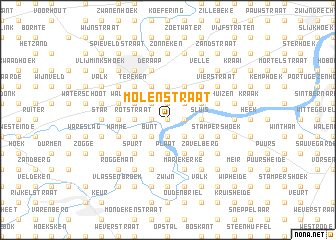 map of Molenstraat