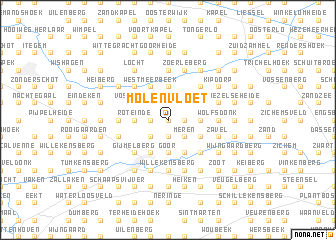 map of Molenvloet