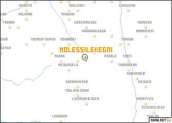 map of Molessi-Lekegni