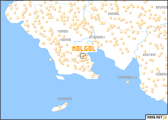 map of Mol-gol