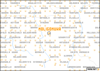 map of Moligomuwa