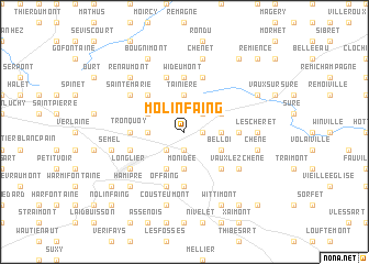 map of Molinfaing