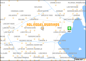 map of Molino de las Ánimas