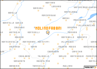 map of Molino Fabbri