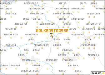 map of Molkenstraße