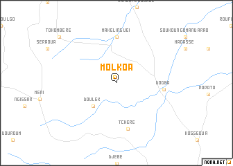 map of Molkoa