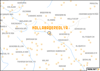 map of Mollā Bāqer-e ‘Olyā