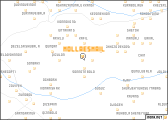 map of Mollā Esmā‘īl