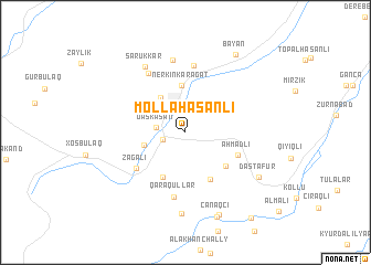 map of Mollahǝsǝnli