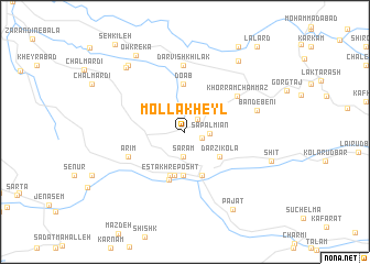 map of Mollā Kheyl