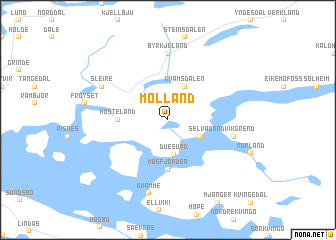 map of Molland