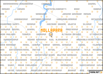 map of Mollāpāra