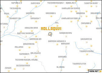 map of Mollā Qūvī
